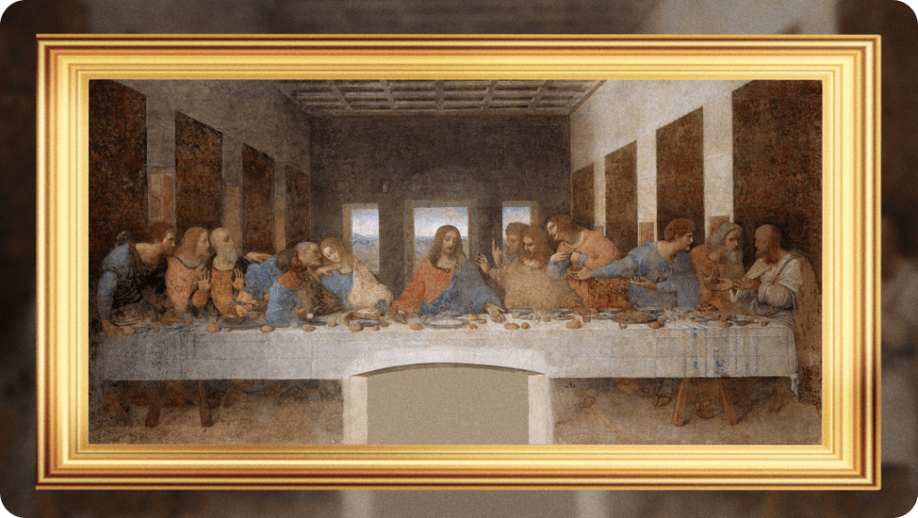 "La última cena", 1498
