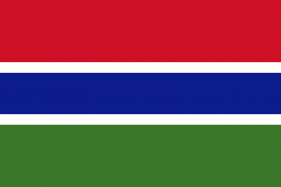 Gambia bandera