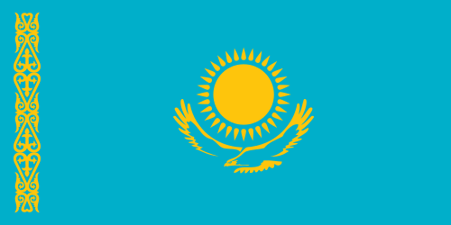 Kazajstán bandera
