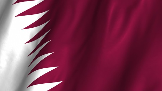 Qatar bandera