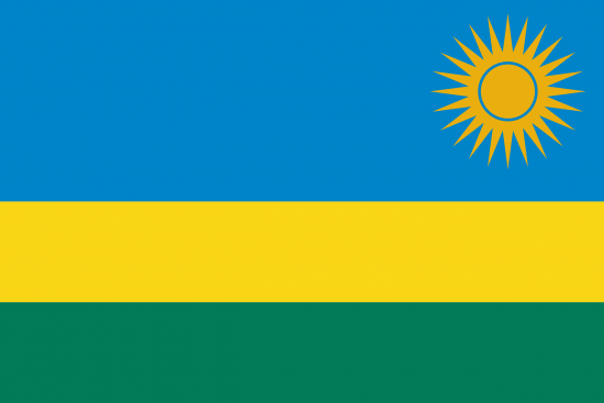 Ruanda bandera