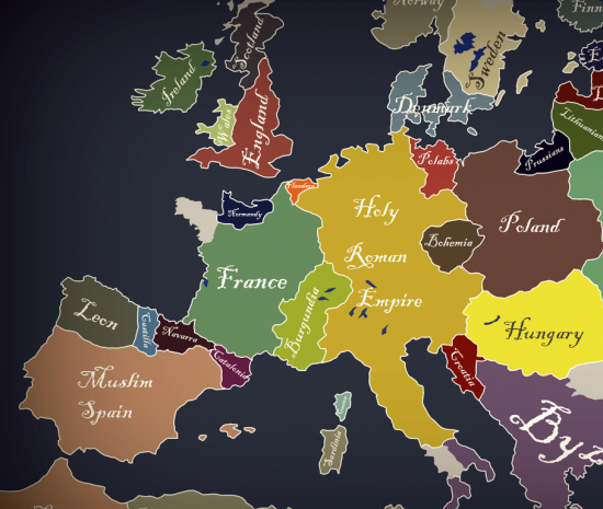 países europeos